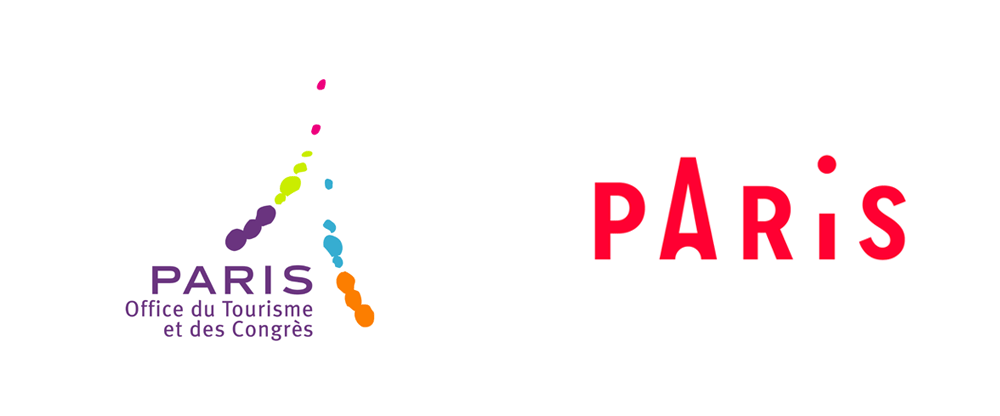 paris新旧logo